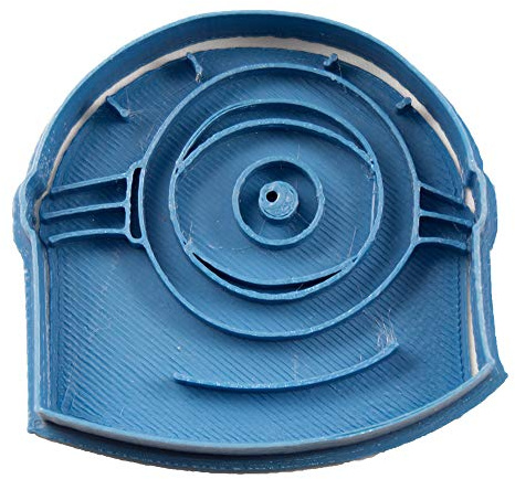 Cuticuter Kinder Minion Keksausstecher, Blau, 8 x 7 x 1,5 cm