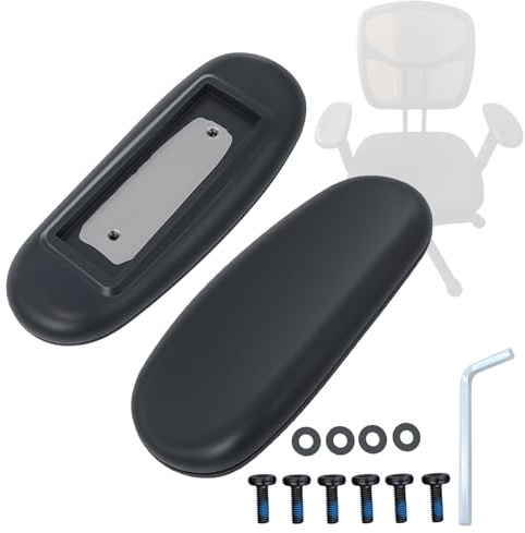 Sedia da ufficio con bracciolo di ricambio adatto per tutti gli stili di armi con motivi foro di montaggio viti set scrivania bracciolo copertura