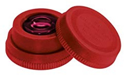 BERGEON 6885-R Tasse à Huile Rouge avec Outil en Verre intérieur Rouge