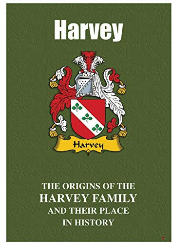 I LUV LTD Harvey Anglais Nom de Famille Livret D'histoire avec de Brefs Faits Historiques