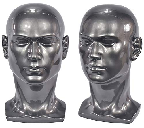 Davinona Professioneller Mannequin-Kopf für Display-Kopfhörer, Kopfhörer, Spielkonsole, Hüte, Perücken, Schmuck L30HH