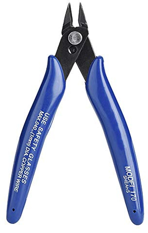 Tagliacavi, strumento pinza diagonale cesoie cesoie, pinza di taglio laterale, taglierina cavo elettrico di precisione del filo del mestiere, per il taglio, taglio elettronico del piede, lavorazione