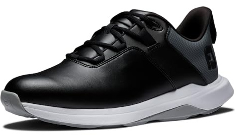 Footjoy ProliteGolfschuh für Herren, Schwarz Grau Weiß, 9 UK