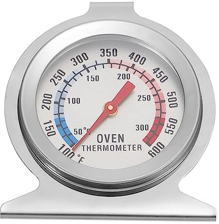 PRETYZOOM Thermometer Raucher Temperaturmesser Gas Braten Grilltemperaturanzeige Holzkohlegrill Grilltemperaturfühler Backen Fleischtemperaturanzeige Rostfreier Stahl Sitz Truthahn