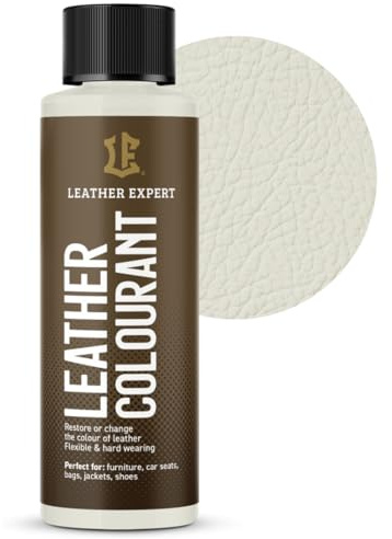 Leather Expert Peinture Cuir très couvrante à Base d’Eau – sans Alcool, pour Cuir Naturel et écologique – Ne Fissure Pas, ne s’écaille Pas – Idéale pour Tous Accessoires – Large Choix de Couleurs