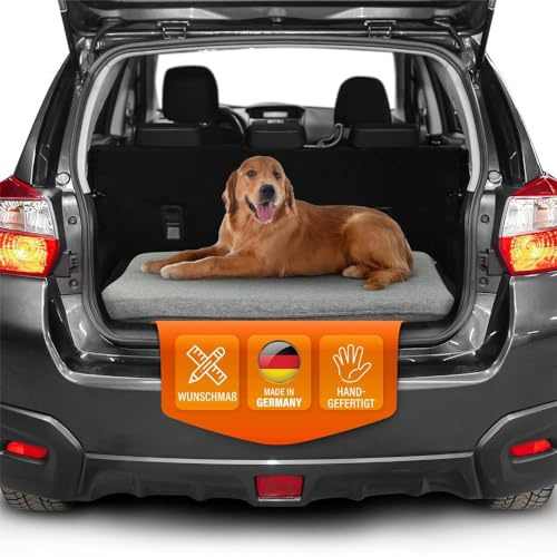 Hundekissen für Hunde und Katzen wasserdicht Outdoor anthrazit 120x75x6 cm | Hundematratze Hundebett