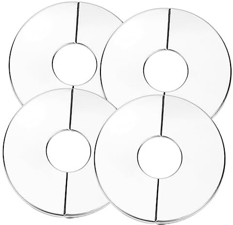 KITANDOVE 4stücke Wandabdeckungen Runde Flansche Für Rohröffnungen Dekorative Abdeckplatten Für Dusche Und Sanitäranlagen Und Langlebig