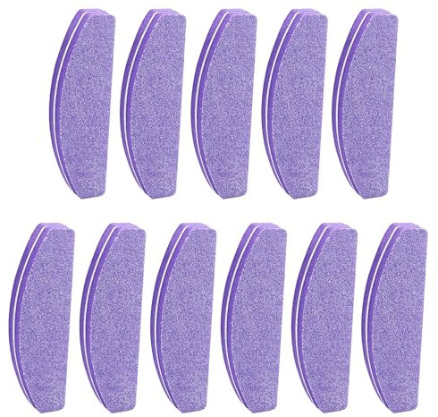 Lot de 11 blocs de polissage pour ongles en acrylique ou en gel naturel