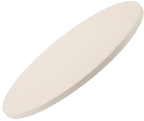 PHENOFICE Teglia Rotonda Per Pizza in Cordierite Pietra Refrattaria Per Forno Da Cucina Per Cuocere Pizza Pronta o Surgelata Distribuisce Calore Uniforme Resistente e Durevole