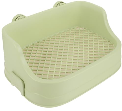 HAPINARY Kaninchen-Toilette Mittelgroß Wiederverwendbar Aus Kunststoff Große Kleintier-toilettenschale Für Kaninchen Meerschweinchen Frettchen Nager Zur Toilettentraining Zuhause Gehege