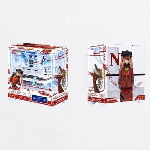 Cajas De Computadora, Caja De Juegos De PC De Torre Media M-ATX/ATX/ITX - Puerto Frontal De E/S USB 3.0/Tipo C - Vista Panorámica De 270° - Panel De Vidrio Templado - Personalización Privada