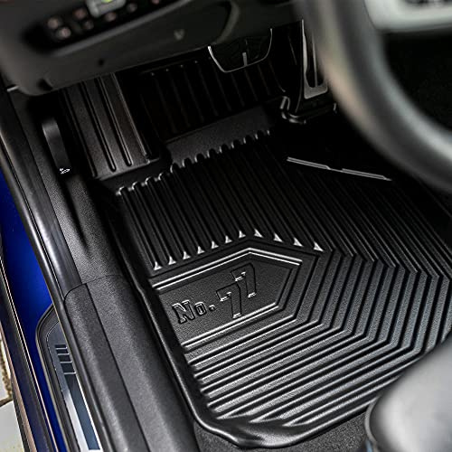 MOTOS Gummimatten Auto Fussmatte passend für Peugeot 2008 II ab 2023 Crossover, nach Facelift, Hybrid (HEV) Verbessern Sie Ihren Reisekomfort mit Antirutschmatte Auto No.77- Allwetter fußmatten Auto,