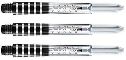 WINMAU Prism Force Solides Weiss Short Polycarbonate Dart Stems - 1 Sätze pro Packung (3 Schäfte insgesamt)