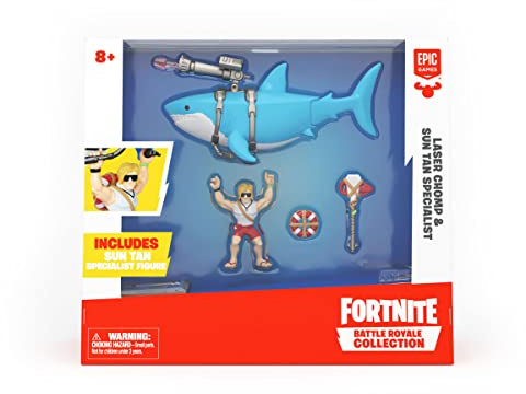 FORTNITE Battle Royale Collection: Laser Chomp Glider & Sun Tan Specialist Actionfigur