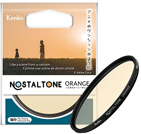 Kenko Filtro Efecto Suave NOSTALTONE Orange φ77mm, con Efecto Color, para Ajustar el Contraste, Hecho en Japón