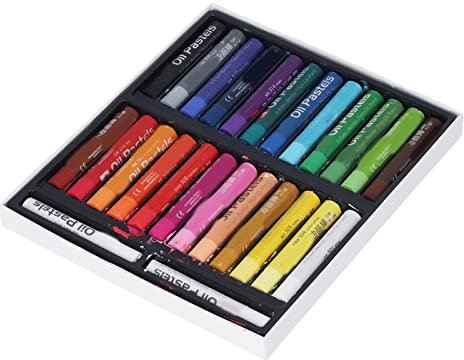 Ölpastell-Set, Leicht zu Mischende, Waschbare Pastellkreiden mit Weicher Haptik für Anfänger (24 Farben)
