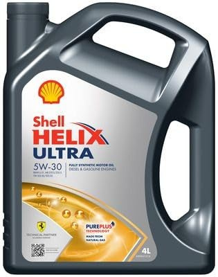 SHELL Motoröl 5W-30 Helix Motor Öl ACEA A3/B3 ACEA A3/B4 API SN Ultra 4L Kompatibel mit VW Golf VII Schrägheck 5G1, BQ1, BE1, BE2 Golf IV Schrägheck 1J1 GOLF VI 5K1 Golf V Schrägheck 1K1 POLO 9N