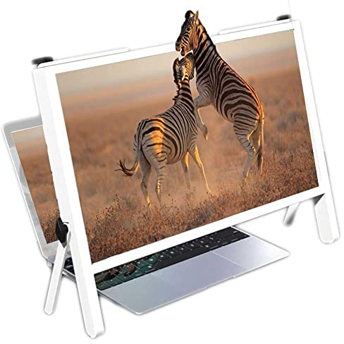 ZQDL Leselupen Laptop-Bildschirmlupe Ständer, 21-Zoll-Universal-Bildschirmverstärker, Laptop-Bildschirmlupe, tragbarer Tablet-Vergrößerungsprojektor, für Computer Ipad