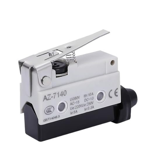1 pieza de interruptor de límite de recorrido de microinterruptor impermeable AZ/TZ-7140 de contacto plateado de 10 A y 380 V CA