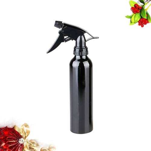 FOMIYES Bouteille Spray Aluminium Noir de Pulvérisateur Multifonctionnel Rechargeable pour Jardinage et Pâtisserie Conception Détachable et Pratique pour Activités