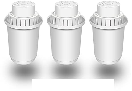 Cartucho Sedimentos Jarra de agua alcalina mineral de 3,5 l con filtro ionizador - Filtros de 400 l de filtración y purificación - Alcalinizador de pH Instalación universal(3 x Replace Filter)