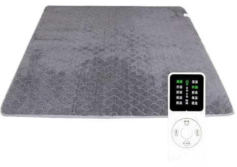 Protector De Colchón Eléctrico, Con Control De Temperatura De 5 Niveles, 180x150 Cm, Colchón Térmico Eléctrico, Manta Térmica De Franela, Distribución Segura Y Uniforme Del Calor, Para Climas Fríos