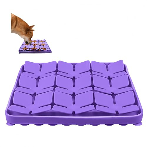 Ymswjgj Snuffle matta slickmatta hund silikon interaktiv hundmatta silikon snusmatta hund snusmatta läckmatta Slow Feeder hundar läckmatta upphöjda hundar läckagekudde