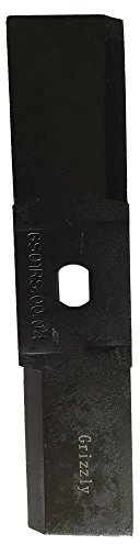 Grizzly Spare Blade with Mounting Hardware for your Grizzly Garden Tools Blade Shredder EMH 2440