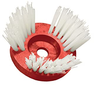 SIT Tecnospazzole Ø=170 mm Brosse de débroussailleuse pour Jardinage en Nylon avec adaptateurs-CO170-Ø : 170 mm, Noir et Blanc