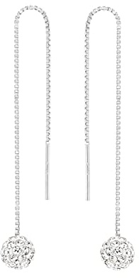 Amor Ohrhänger für Damen, 925 Sterling Silber, Zirkonia synth.