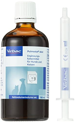 Virbac - Pulmostat akut Hustensaft für Hunde und Katzen, 1er Pack (1 x 100 ml)