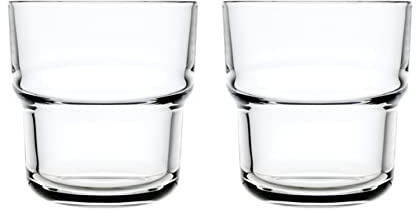 Iittala Ote Tumbler Glas, transparent, 29 cl, 2er-Set, Wasserglas | Trinkglas Klassiker aus Finnland, vielseitig verwendbar, stapelbar, minimalistisch, skandinavisch, Design Aleksi Kuokka, 2007
