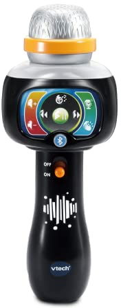 VTech Singing Sounds Microphone, Musical Toddler Toy with Sound Effects & Music, for Boys & Girls aged 2, 3, 4 + years, English Version