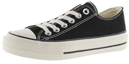 victoria Zapatillas Tribu 1057100 | Lona & Sello Retro & Suela Acabado Brillo para Mujer