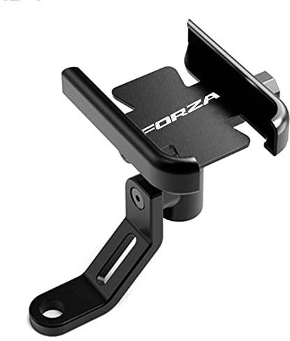 Apto para Honda Forza 125 250 300 350 750 Soporte para teléfono móvil de Motocicleta, Espejo retrovisor para navegador, Soporte para Manillar, Accesorios