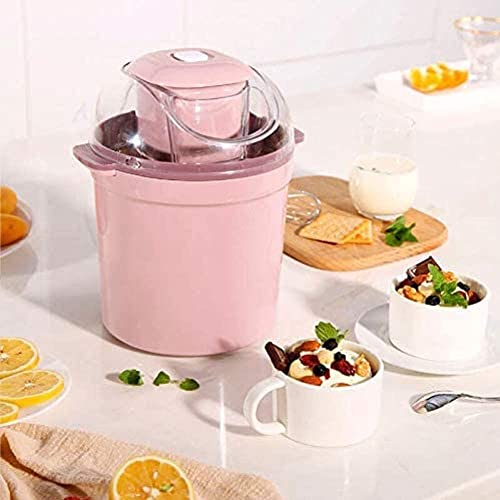Samnuerly Gelatiera Automatica, Macchina per gelatiera elettrica per Uso Domestico, 800 ml