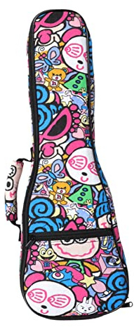 SAFIGLE Bolsa De Guitarra Cubierta De Ukelele Suministro De Ukelele Estuches De Guitarra para Guitarras Acústicas Duro Caso De Ukelele De Concierto Portátil El Plastico Funda De Guitarra
