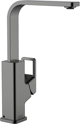 Bristan Spruce Kitchen Tap, Gun Metal, SPR EFSNK GM | Swivel spout, Top fix EasyFit installation, Eco Start saves energy, Single lever, Kitchen mixer tap, Lifetime Cover