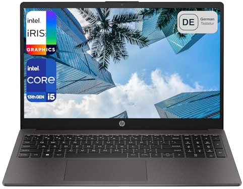 HP 250 G10 Laptop NOTEBOOK, Intel Core i5-1334U, 16GB DDR4 Ram, 1TB (1000GB) PCIe SSD NVME, 15,6 FHD, grafica Intel Iris Xe, Tastiera QWERTY Italia, Windows 11 PRO, nero