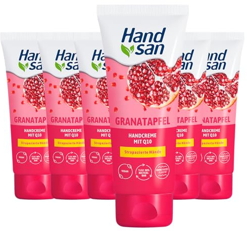 Hand san 600050 Handkräm, 90 ml x 6 stycken | Vårdar torra händer intensivt och absorberar snabbt.