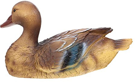 ORFOFE Schwimmende Entenfigur Aus Kunstharz Für Teich Brunnen-Simulation Enten-dekor Simulation Enten-Handwerk Schwimmende Teich-Dekoration