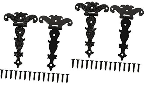 CANIGHT 2sets Schuppen Scharnier Heavy Duty Hardware Tor Scharniere Eisen Material Praktisch Für 2 Stücke * 2