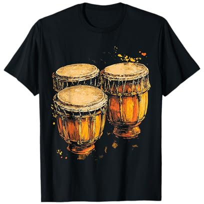 Illustration de timbales instrument de musique timbales T-Shirt