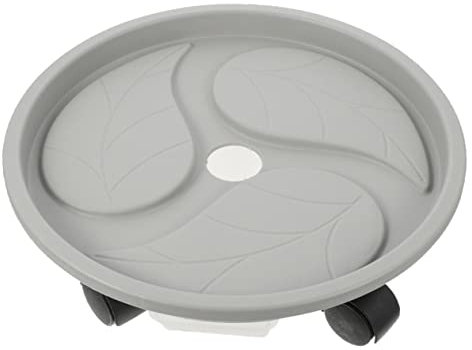 KONTONTY Serviertablett Abtropftablett Rollender Pflanzenständer Für Topfpflanzen Mit Pflanztablett