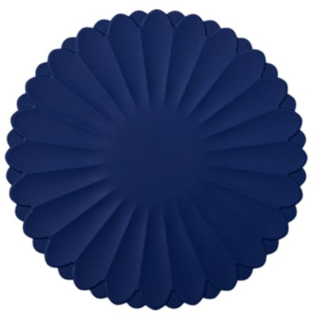 sous-Plats en Silicone Résistants à la Chaleur - Dessous de Plat Anti-Dérapant pour Cuisine et Table (Bleu, Diamètre: 18 CM / 7,09 Pouces (Environ))