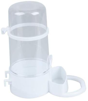Gatuida Alimentador Automático para Hámster Cuenco para Evitar Caídas de Comida para Mascotas Pequeñas Dispensador de Comida para Hámster Jaula