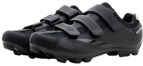 Tommaso Montagna 100 Mountain Bike Shoes, Mens Cycling Shoes for Gravel, Trek & Road Bicycles—Essential Bike Accessories for Mens Bicycle—SPD Cleats Not Installed—Firm Laces—Size 14US—48EU
