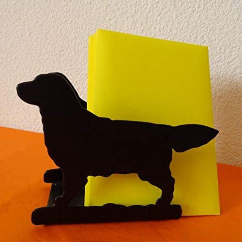 Briefständer mit Golden-Silhouette Retriever