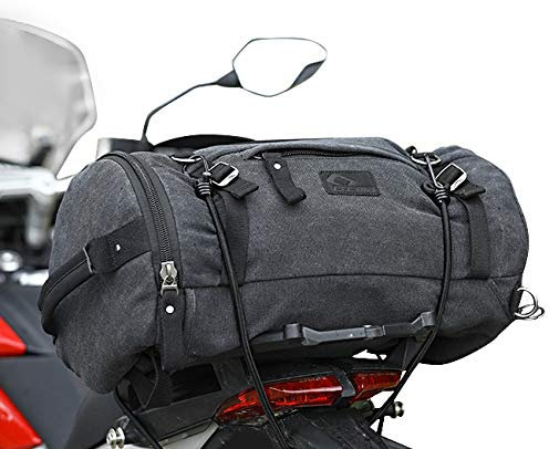 Hecktasche Vintage 25L für Moto Guzzi V7 III/Racer/Stone grau