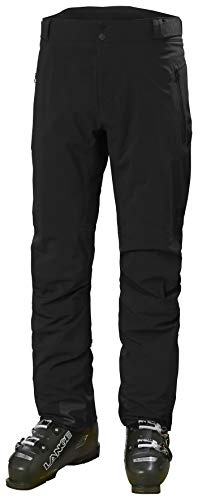 Helly Hansen Alpha LIFALOFT Insulated Ski Pant - Waterproof Winter Pants for Men - Cold Weather Gear Winter Trousers - 990 Black - Medium